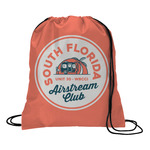South Florida Airstream Club Logo Drawstring Backpack
