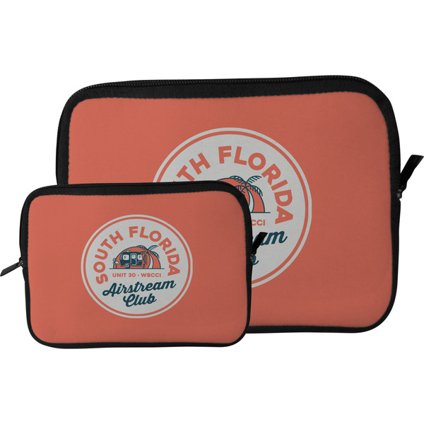South Florida Airstream Club Logo Tablet Sleeve (Size Comparison)