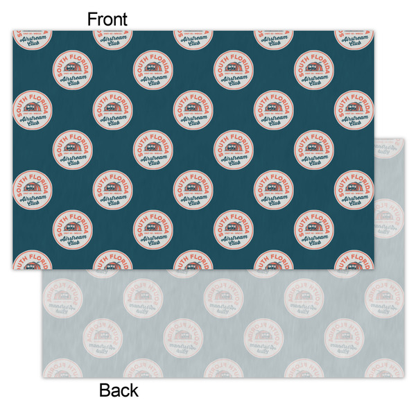 South Florida Airstream Club Logo Tissue Paper - Lightweight - Small - Front & Back