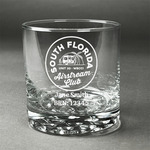 South Florida Airstream Club Logo Whiskey Glass - Engraved