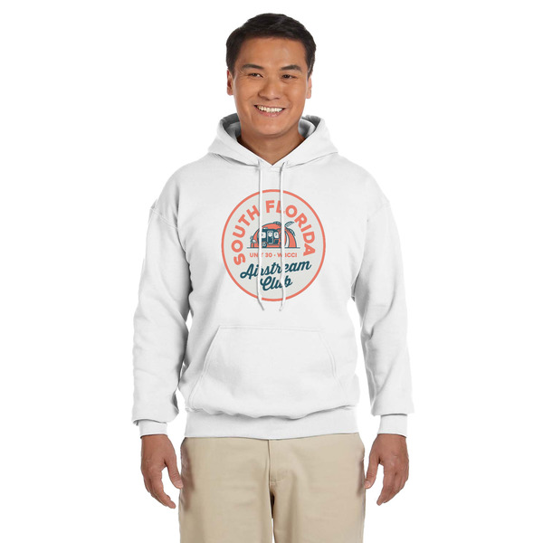 Custom South Florida Airstream Club Logo Hoodie - White