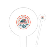 South Florida Airstream Club Logo Round Plastic Food Picks