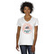South Florida Airstream Club Logo Women's V-Neck T-Shirt - White