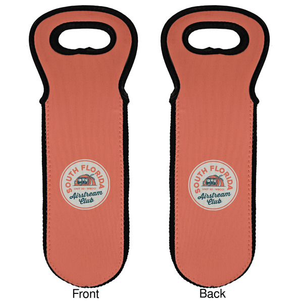 South Florida Airstream Club Logo Wine Tote Front & Back