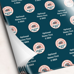 South Florida Airstream Club Logo Wrapping Paper Sheets
