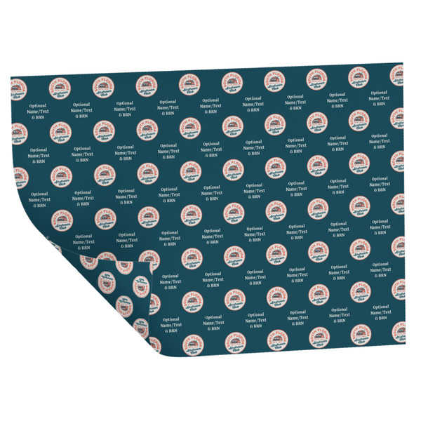 South Florida Airstream Club Logo Wrapping Paper Sheet - Double Sided - Folded