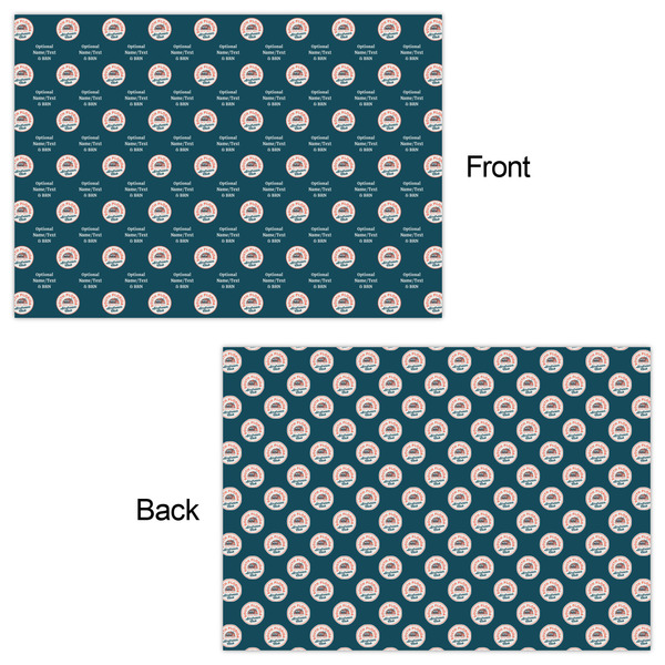 South Florida Airstream Club Logo Wrapping Paper Sheet - Double Sided - Front & Back