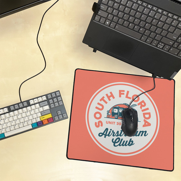 South Florida Airstream Club Logo XL Gaming Mouse Pads - 18" x 16"s - Lifestyle