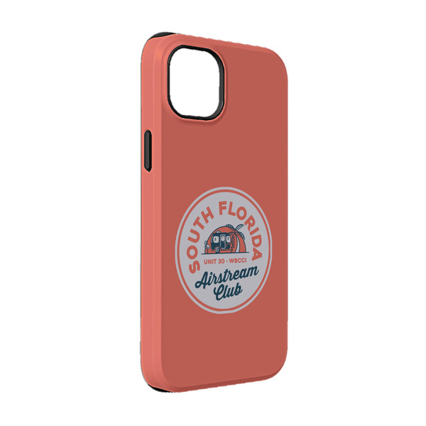 Custom South Florida Airstream Club Logo iPhone Case - Rubber Lined - iPhone 14