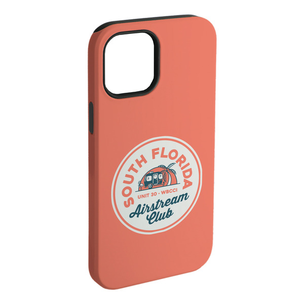 Custom South Florida Airstream Club Logo iPhone Case - Rubber Lined