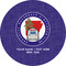 Arkansas Razorback Airstream Club Logo Multipurpose Round Labels - 4"
