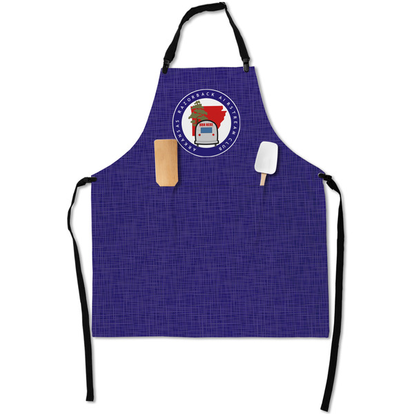 Arkansas Razorback Airstream Club Logo Apron - Flat with Props (MAIN)