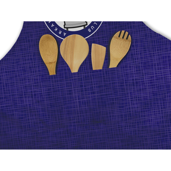 Arkansas Razorback Airstream Club Logo Apron - Pocket Detail with Props