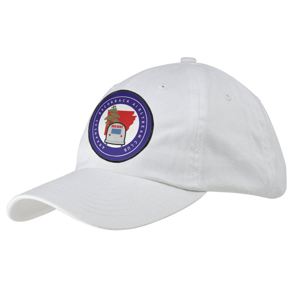 Custom Arkansas Razorback Airstream Club Logo Baseball Cap - White