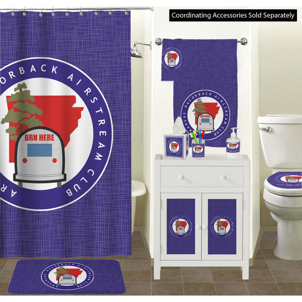Arkansas Razorback Airstream Club Logo Bathroom Scene