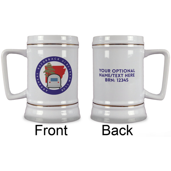 Arkansas Razorback Airstream Club Logo Beer Stein - Approval