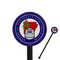 Arkansas Razorback Airstream Club Logo 5.5" Round Plastic Stir Sticks - Black - Double-Sided