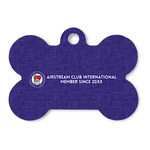 Arkansas Razorback Airstream Club Logo Bone Shaped Dog ID Tag