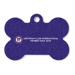 Arkansas Razorback Airstream Club Logo Bone Shaped Dog ID Tag