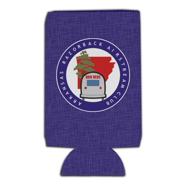 Arkansas Razorback Airstream Club Logo Can Cooler - 16oz - Set of 4 - Front