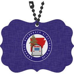 Arkansas Razorback Airstream Club Logo Rear View Mirror Decor