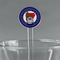 Arkansas Razorback Airstream Club Logo 7" Round Plastic Stir Sticks - Clear