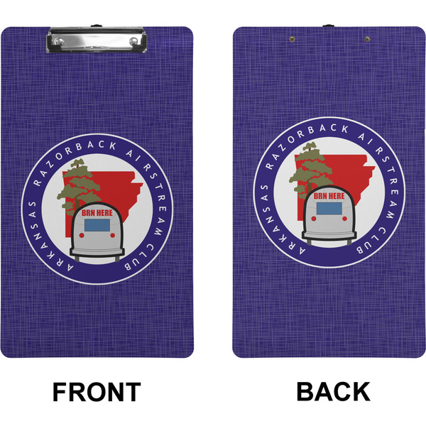 Arkansas Razorback Airstream Club Logo Clipboard (Legal) (Front + Back)