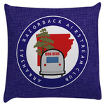 Arkansas Razorback Airstream Club Logo Decorative Pillow Case