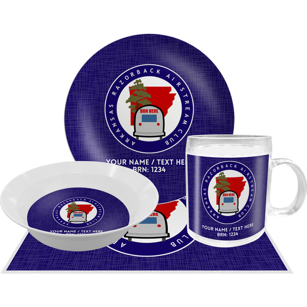 Arkansas Razorback Airstream Club Logo Dinner Set - 4pc