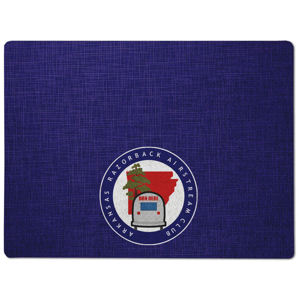 Arkansas Razorback Airstream Club Logo Dog Food Mat - Medium without bowls