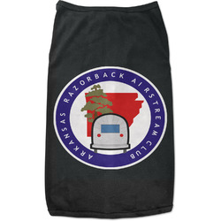 Arkansas Razorback Airstream Club Logo Black Pet Shirt
