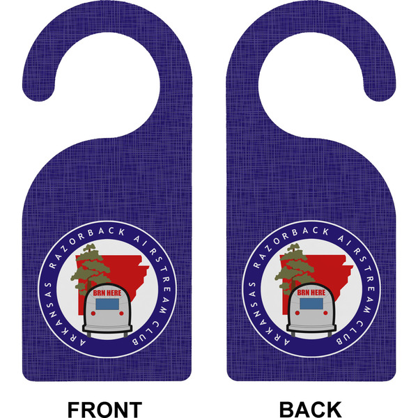 Arkansas Razorback Airstream Club Logo Door Hanger (Approval)