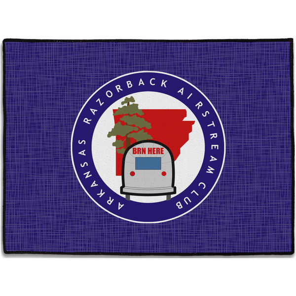 Custom Arkansas Razorback Airstream Club Logo Door Mat