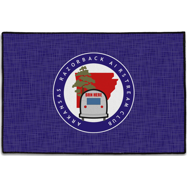 Arkansas Razorback Airstream Club Logo Door Mat - 36"x24" - Approval