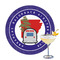 Arkansas Razorback Airstream Club Logo Printed Drink Topper