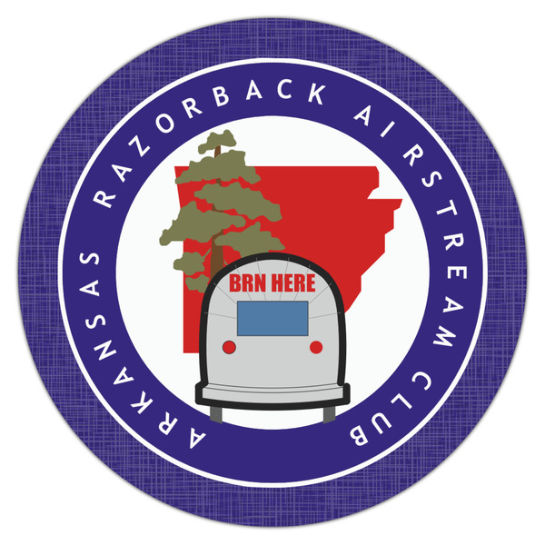Arkansas Razorback Airstream Club Logo Drink Topper - Large - Single