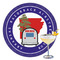 Arkansas Razorback Airstream Club Logo Printed Drink Topper - 3.5"