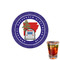Arkansas Razorback Airstream Club Logo Printed Drink Topper - 1.5"