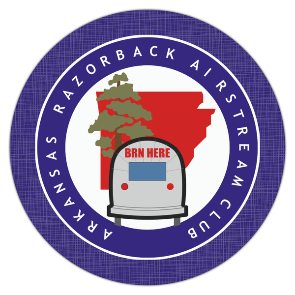 Arkansas Razorback Airstream Club Logo Drink Topper - XSmall - Single