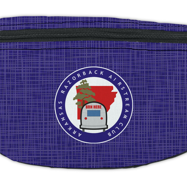 Arkansas Razorback Airstream Club Logo Fanny Pack - Closeup