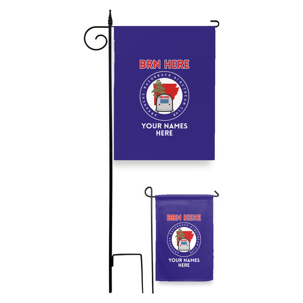 Arkansas Razorback Airstream Club Logo Garden Flag - PARENT/MAIN