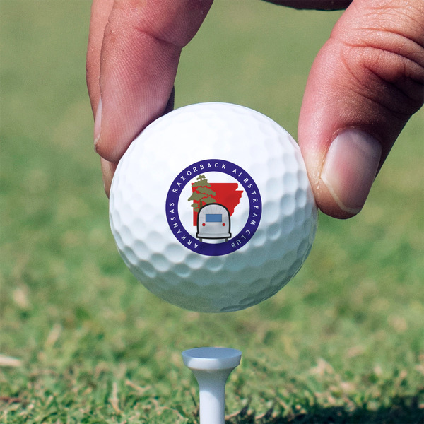 Arkansas Razorback Airstream Club Logo Golf Ball - Branded - Hand