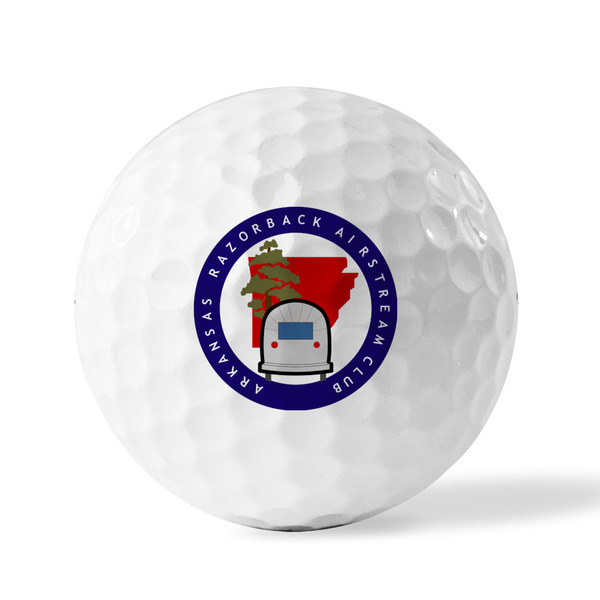 Arkansas Razorback Airstream Club Logo Golf Balls - Generic - Set of 3 - FRONT