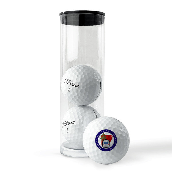Arkansas Razorback Airstream Club Logo Golf Balls - Titleist - Set of 3 - PACKAGING