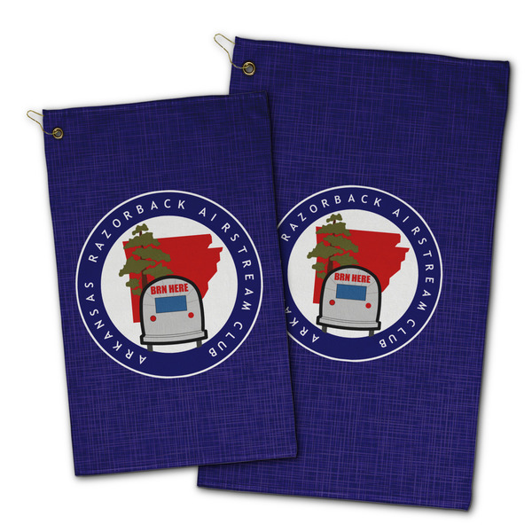 Arkansas Razorback Airstream Club Logo Golf Towel - PARENT (small and large)