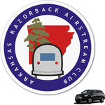 Arkansas Razorback Airstream Club Logo Graphic Car Decal