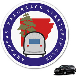 Arkansas Razorback Airstream Club Logo Graphic Car Decal