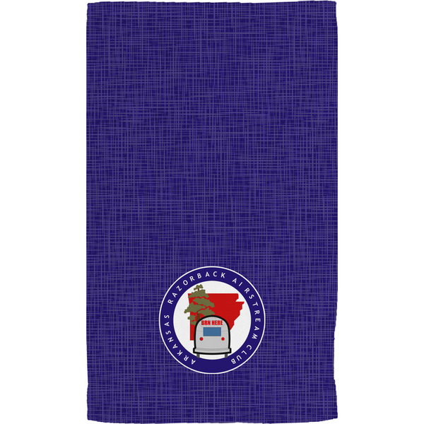Arkansas Razorback Airstream Club Logo Hand Towel - Full View