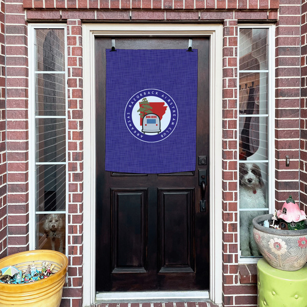 Arkansas Razorback Airstream Club Logo House Flags - Double Sided - (Over the door) LIFESTYLE