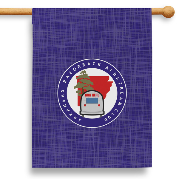 Custom Arkansas Razorback Airstream Club Logo 28" House Flag